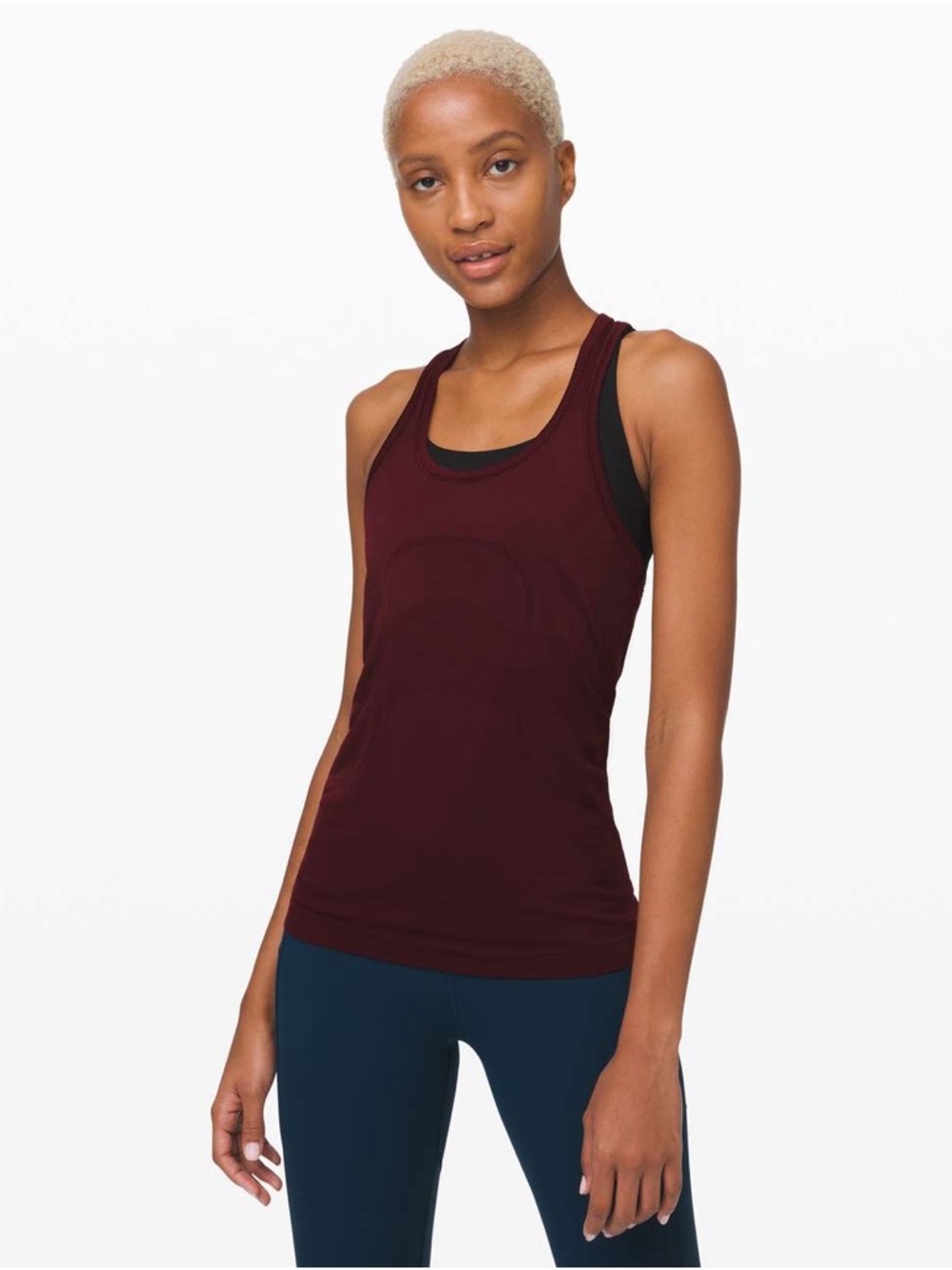 lululemon athletica Maroon Racerback Tank